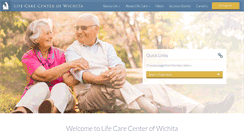 Desktop Screenshot of lifecarecenterofwichita.com